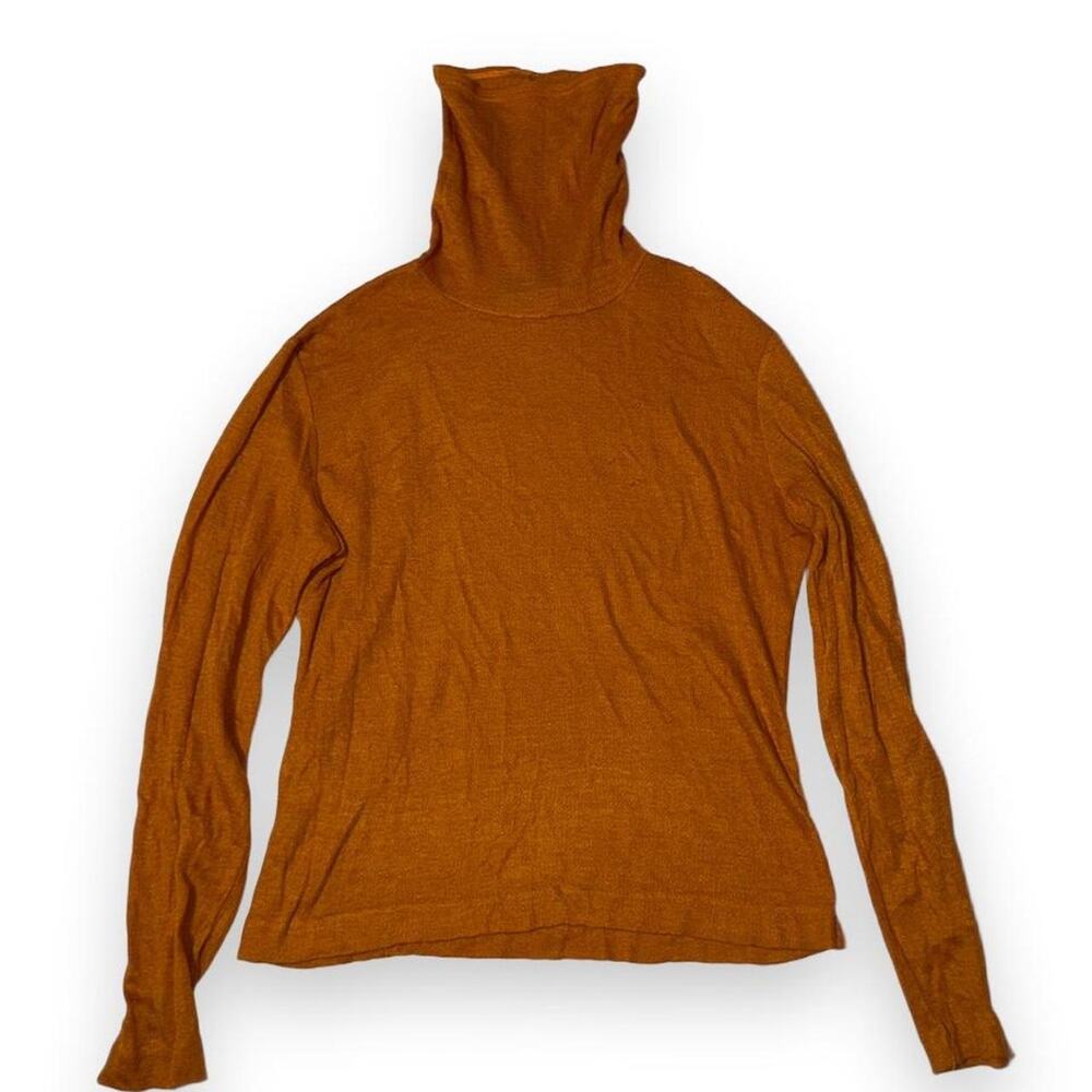 Vintage Missoni Orange Mohair Knit Turtleneck - Made in Italy - US Small